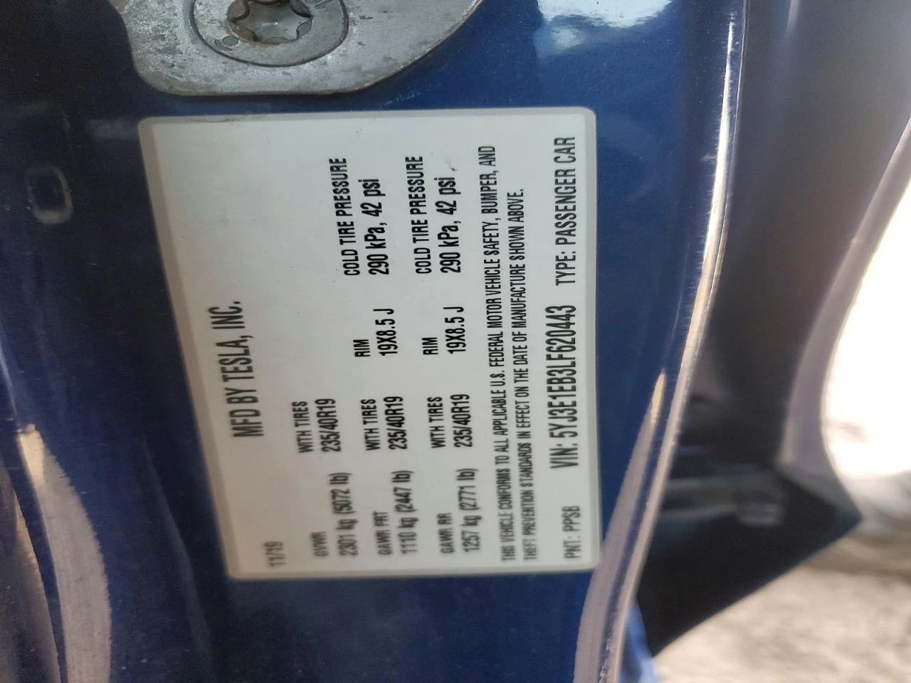 Tesla Model 3, снимка 12 - Автомобили и джипове - 55272016