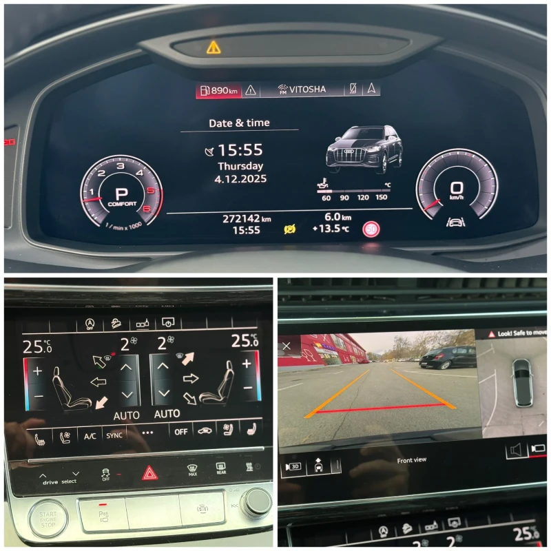 Audi Q7 7МЕСТА* ПЕЧКА* DISTONIC* BOSE* 360CAM* TOP, снимка 15 - Автомобили и джипове - 52653925