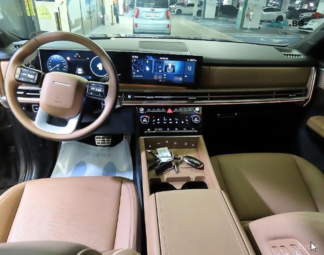 Hyundai Santa fe 2.5T* 4WD* CALLIGRAPHY* ПОДГР* ОБДУХ* ПАНО* 360* , снимка 9 - Автомобили и джипове - 55925849