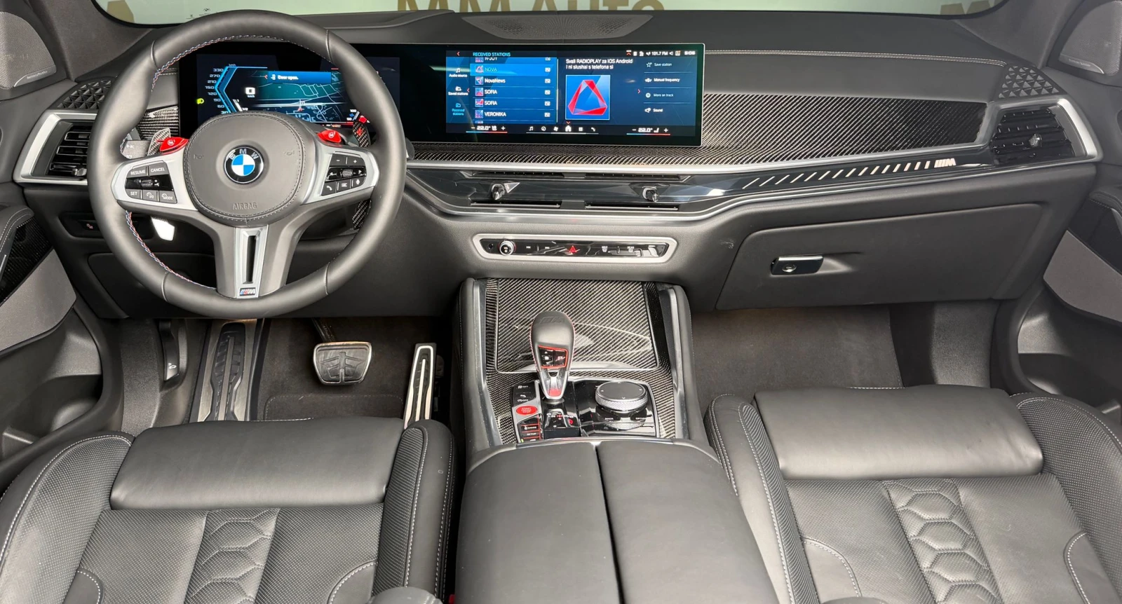 BMW X5M Comptition* xDrive* Carbon* Pano* HuD* Harman - изображение 9