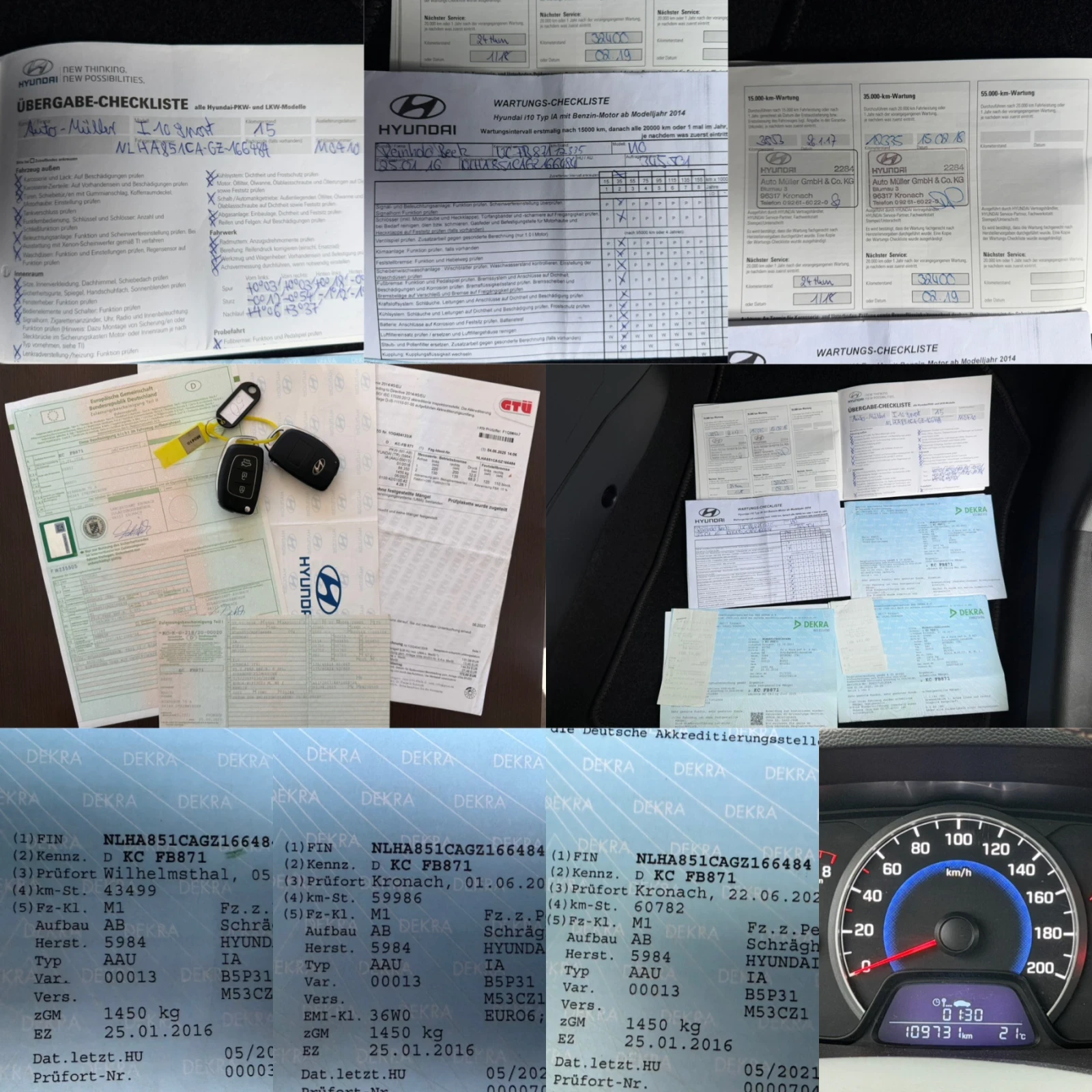 Hyundai I10 1.2i SPORT LED SERVICE BOOK EURO 6 TUV COC, снимка 16 - Автомобили и джипове - 56094016