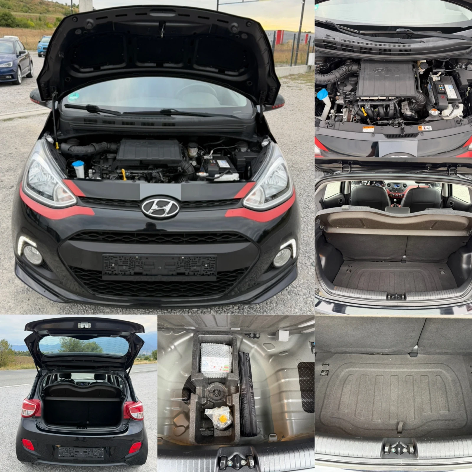 Hyundai I10 1.2i SPORT LED SERVICE BOOK EURO 6 TUV COC, снимка 17 - Автомобили и джипове - 56094016