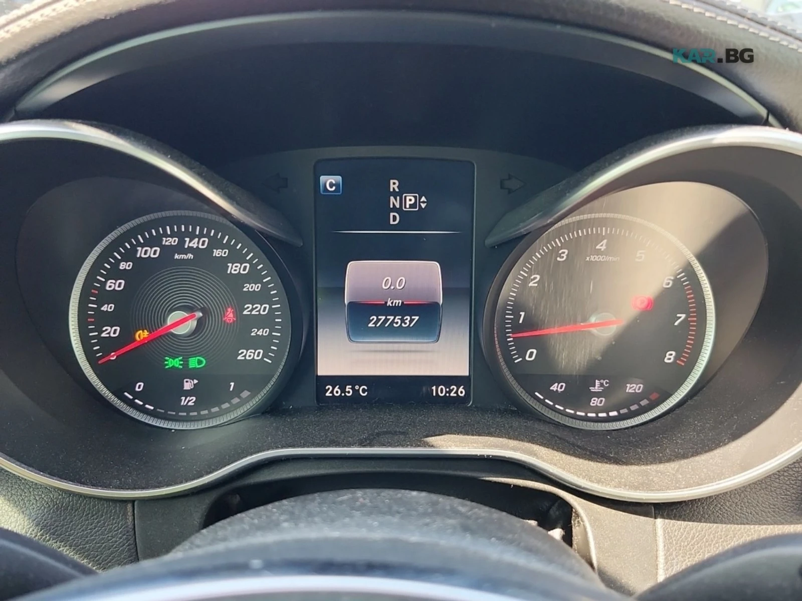 Mercedes-Benz C 400 AMG Line Distronic+ Червена Кожа ЦЕНА ДО БЪЛГАРИЯ!, снимка 8 - Автомобили и джипове - 55094184