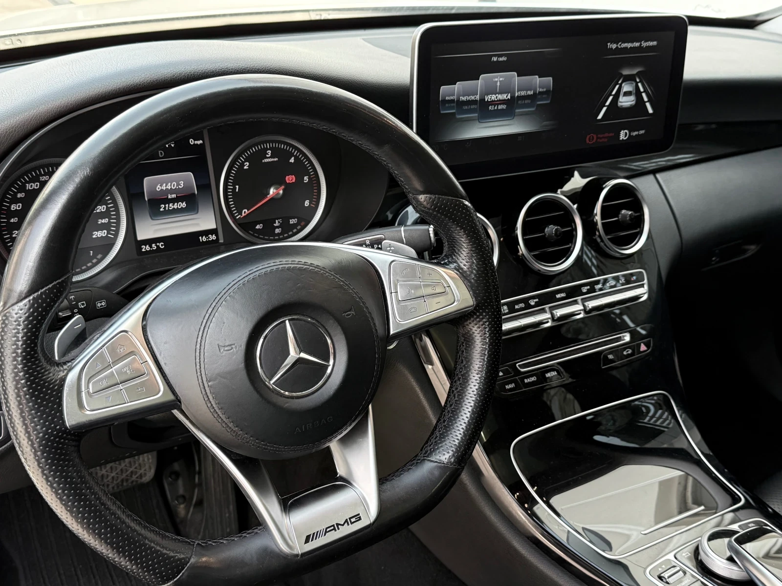 Mercedes-Benz C 220 AMG 6.3/PANORAMA, снимка 9 - Автомобили и джипове - 56172408