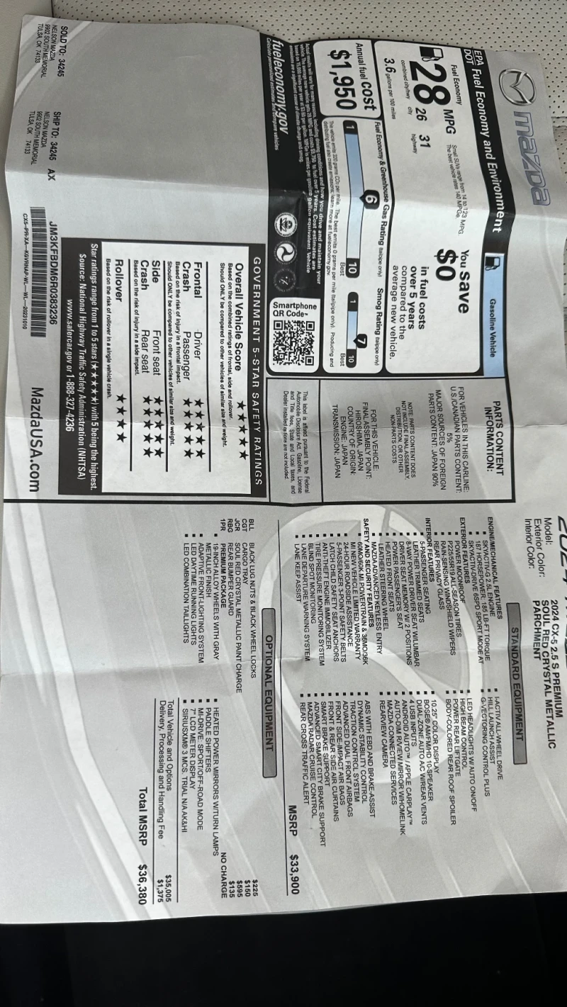 Mazda CX-5 Kf, снимка 10 - Автомобили и джипове - 52803527