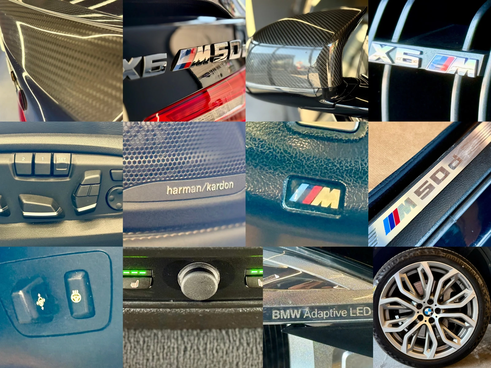 BMW X6 M50d* Mperformance* HK* * Adaptive Led* Carb | Mobile.bg   17