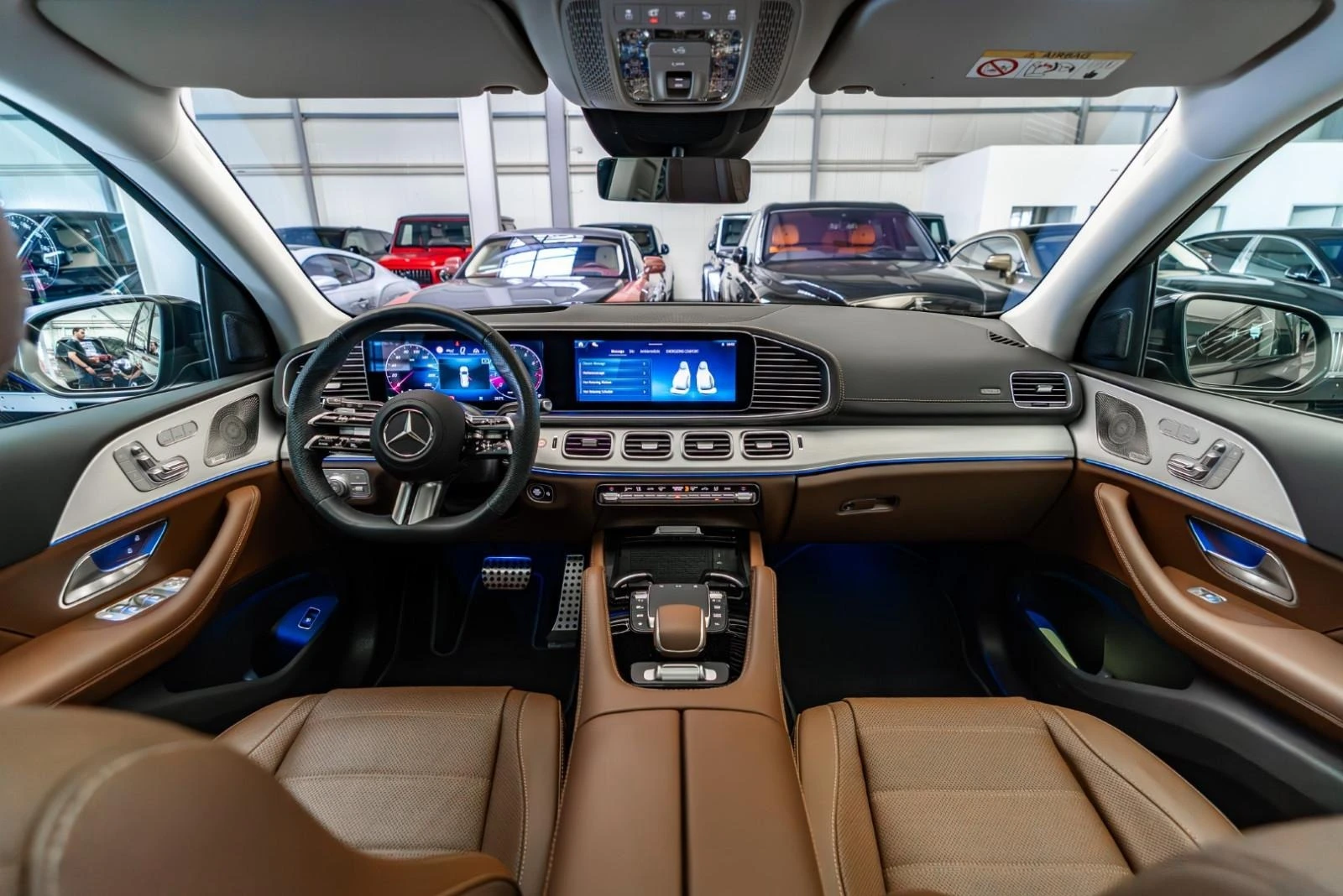 Mercedes-Benz GLS580 AMG/FACELIFT/4MATIC/NIGHT/BURM/HEAD UP/PANO/DISTR/ | Mobile.bg   13