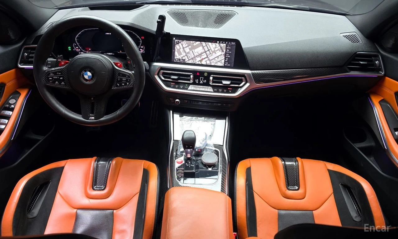 BMW M3 * COMPETITION* BUCKET SEATS* CARBON* LASER* HUD* , снимка 7 - Автомобили и джипове - 54460299