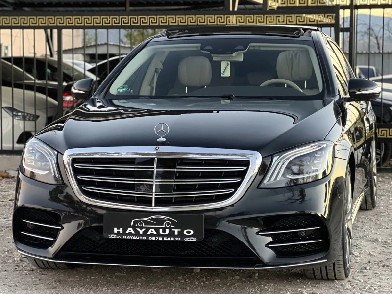 Mercedes-Benz S 350 d= 4MATIC= AMG= Long= 9G-tronic= Facelift= Distron, снимка 1 - Автомобили и джипове - 43023078