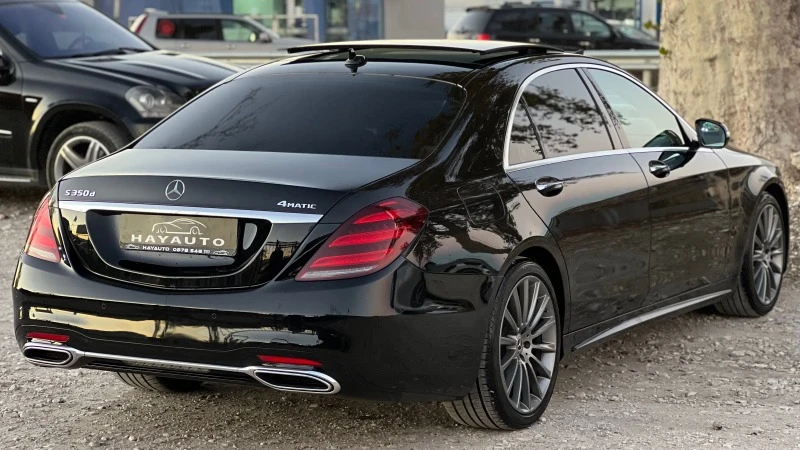 Mercedes-Benz S 350 d= 4MATIC= AMG= Long= 9G-tronic= Facelift= Distron, снимка 5 - Автомобили и джипове - 43023078