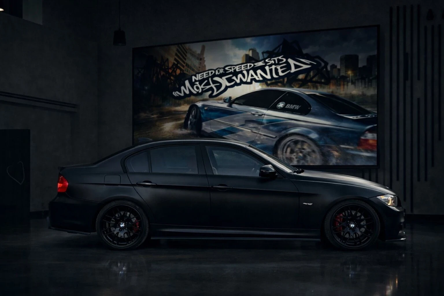 BMW 335 d LCI M57 / Individual Frozen Black / Без Аналог, снимка 4 - Автомобили и джипове - 54135051