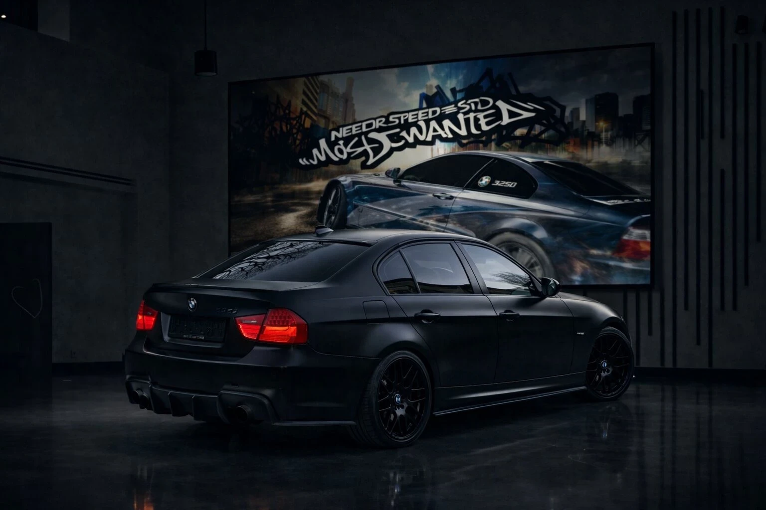 BMW 335 d LCI M57 / Individual Frozen Black / Без Аналог, снимка 5 - Автомобили и джипове - 54135051