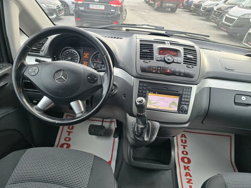 Mercedes-Benz Vito 3.0 V6 Автоматик Навигация, снимка 15 - Бусове и автобуси - 48800258