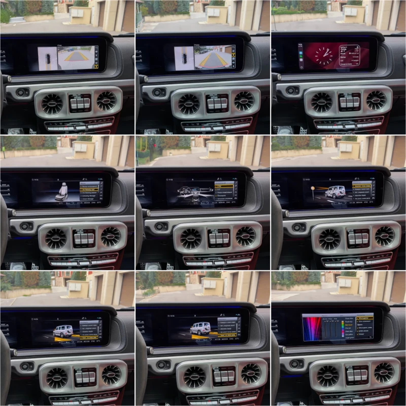 Mercedes-Benz G 63 AMG * EDITION 55 YEARS* AKRAPOVIC* 1 СОБСТВЕНИК* ЛИЗИН, снимка 17 - Автомобили и джипове - 51860153