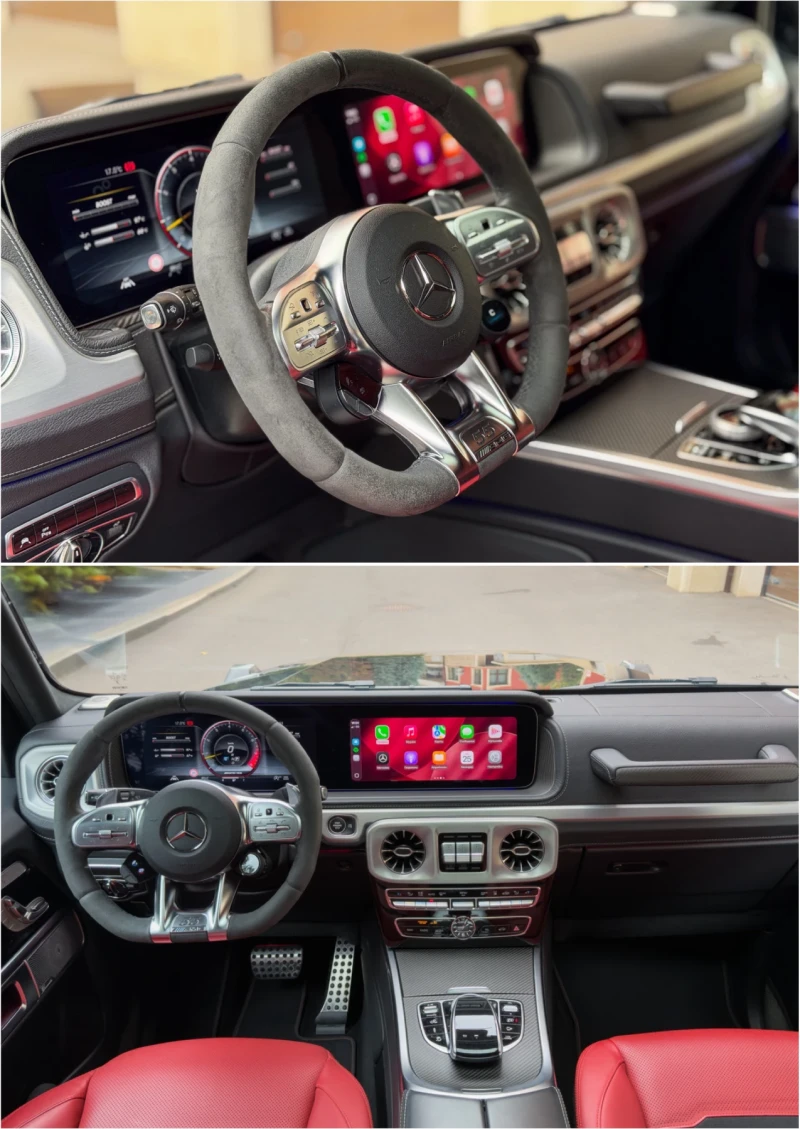 Mercedes-Benz G 63 AMG * EDITION 55 YEARS* AKRAPOVIC* 1 СОБСТВЕНИК* ЛИЗИН, снимка 15 - Автомобили и джипове - 51860153