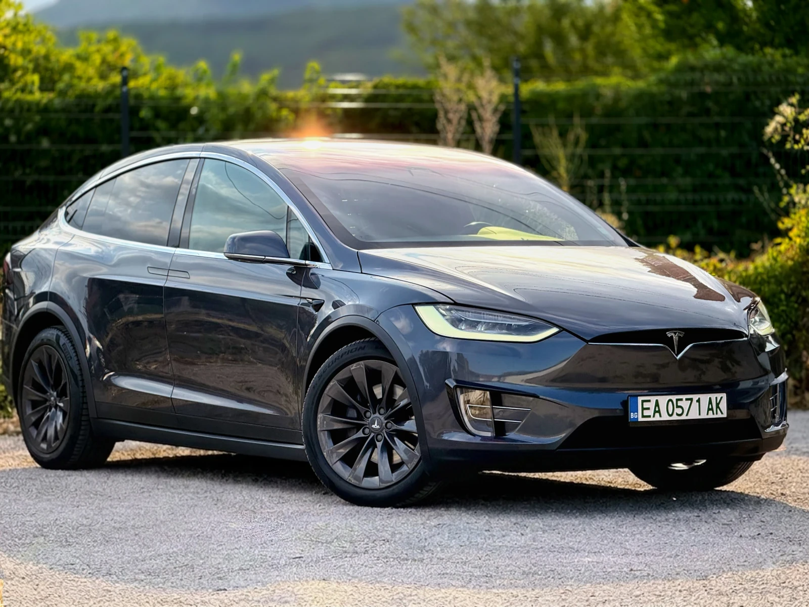 Tesla Model X 100D Сменена батерия. Реален пробег, снимка 4 - Автомобили и джипове - 55825508