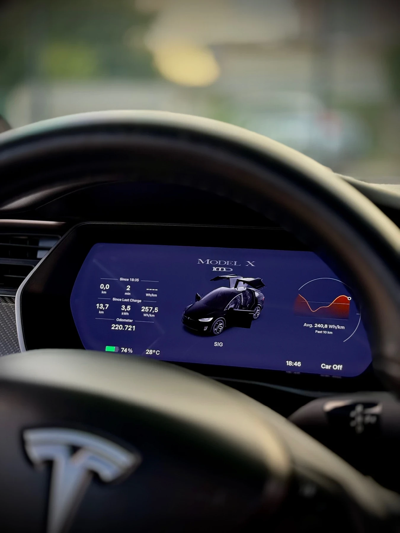 Tesla Model X 100D Сменена батерия. Реален пробег, снимка 8 - Автомобили и джипове - 55825508