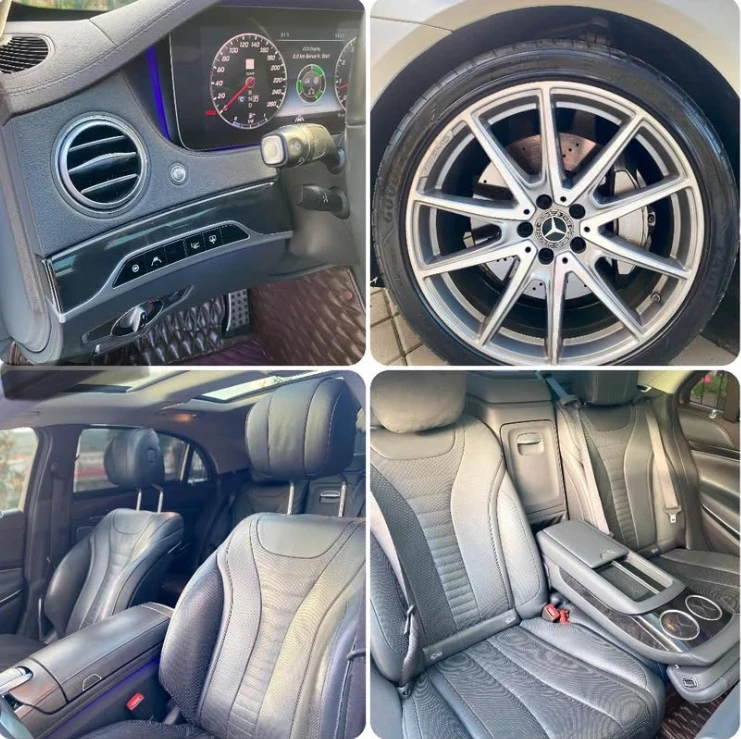 Mercedes-Benz S 560 v8 BITURBO AMG LINE LONG ВАКУМ AIRMATIC FUll, снимка 12 - Автомобили и джипове - 55883593