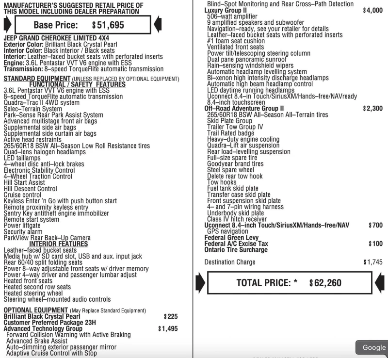 Jeep Grand cherokee GRAND CHEROKE LIMITED 3.6 V6 - ГАЗ, снимка 14 - Автомобили и джипове - 53135261