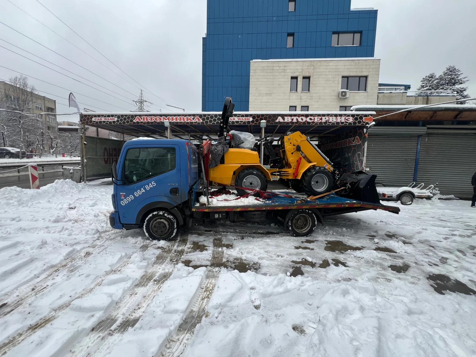 Renault Maxity ПЪТНА ПОМОЩ С КРАН , снимка 1