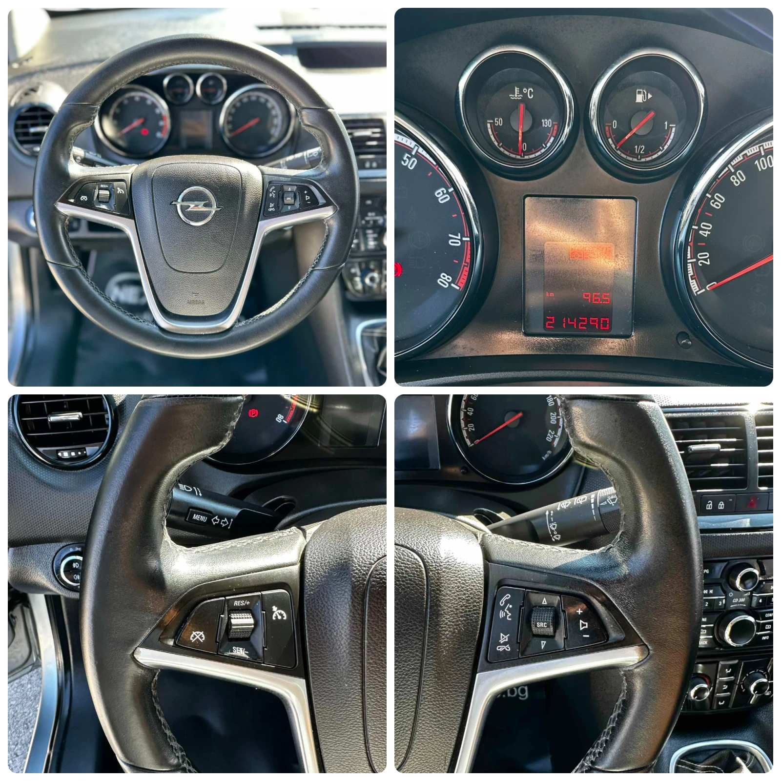 Opel Meriva 1.4i 120HP LPG EURO5B, снимка 13 - Автомобили и джипове - 54353163