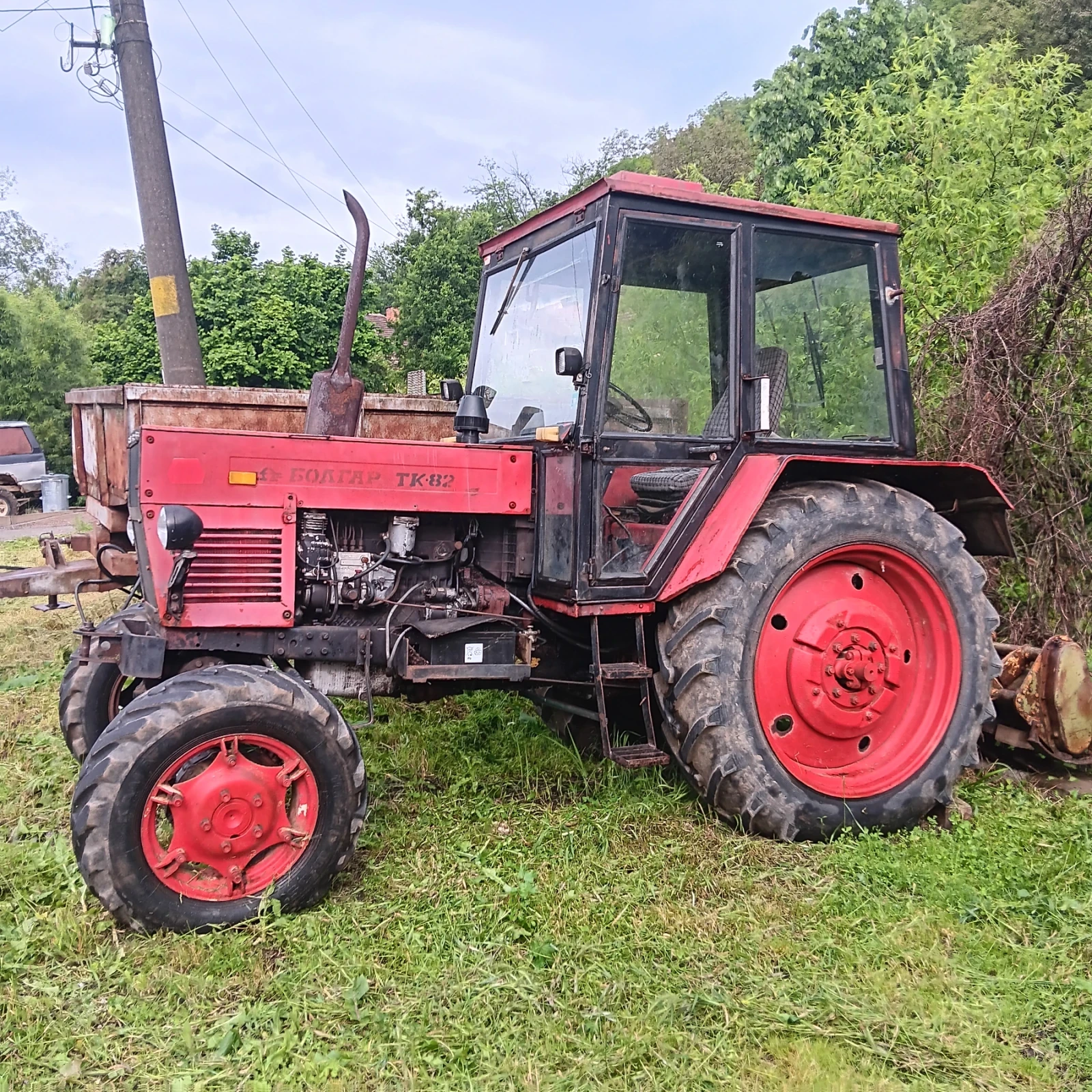 Трактор Болгар Тк 82, снимка 2 - Селскостопанска техника - 53815168