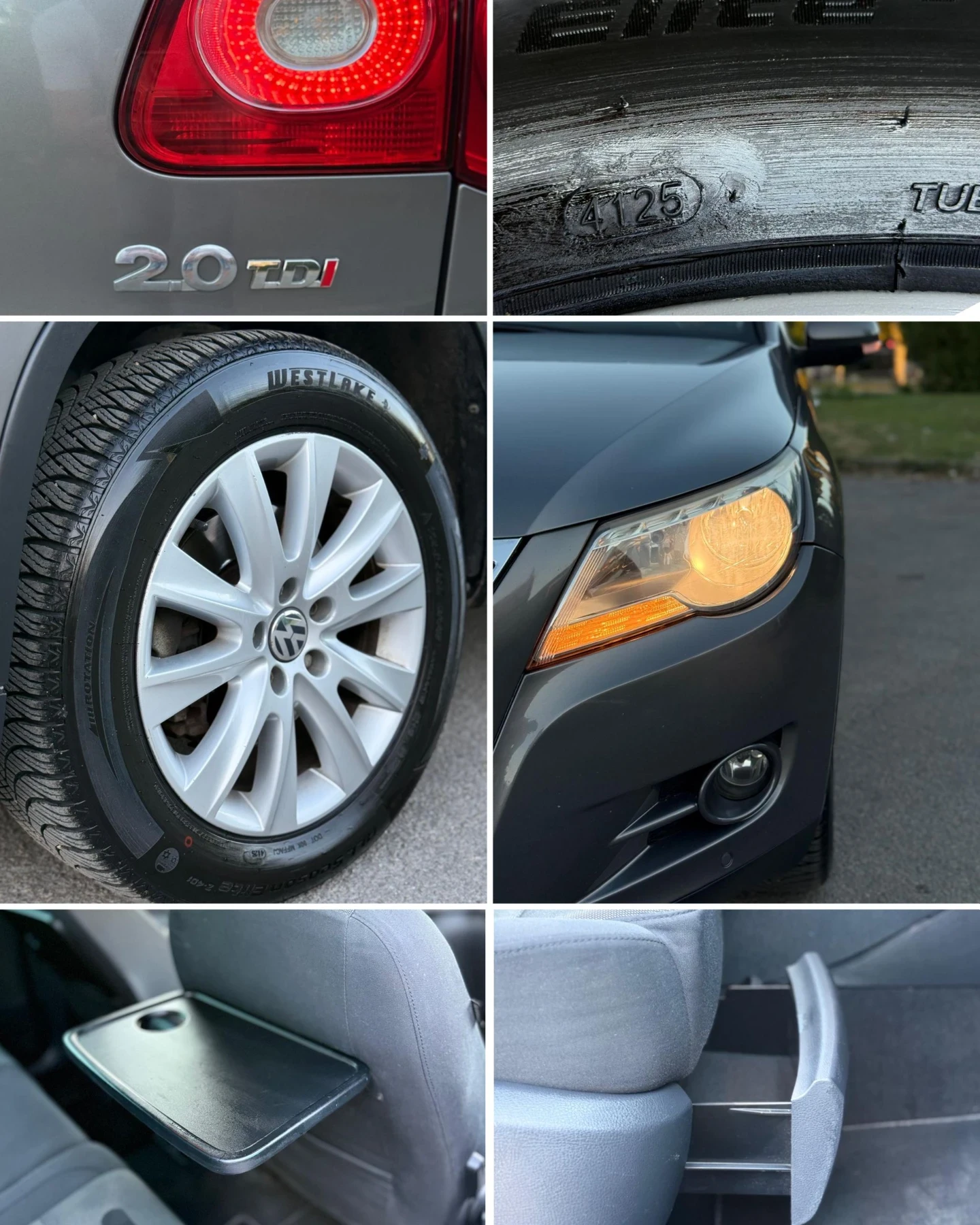 VW Tiguan 2.0TDI/DSG АВТОМАТ/ОБСЛУЖЕН/4 MOTION/SPORT, снимка 16 - Автомобили и джипове - 55963138