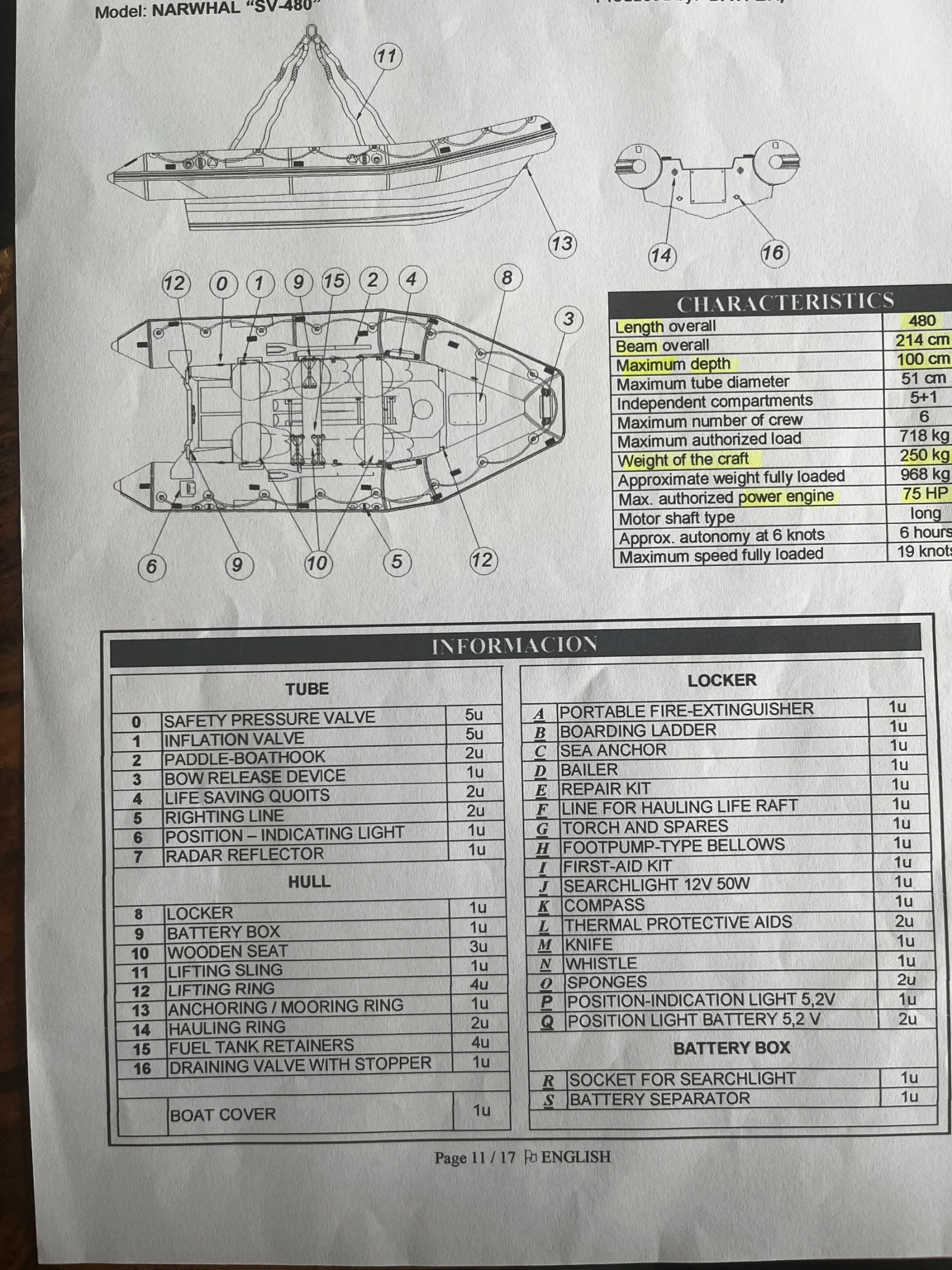 Лодка Yamaha Narwhal SV-480, снимка 8 - Воден транспорт - 55783339