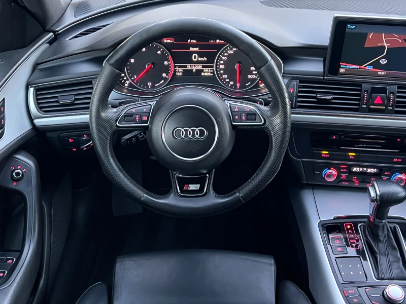 Audi A6 3.0TDi S-Line НАПЪЛНО ОБСЛУЖЕН, снимка 8 - Автомобили и джипове - 52805738