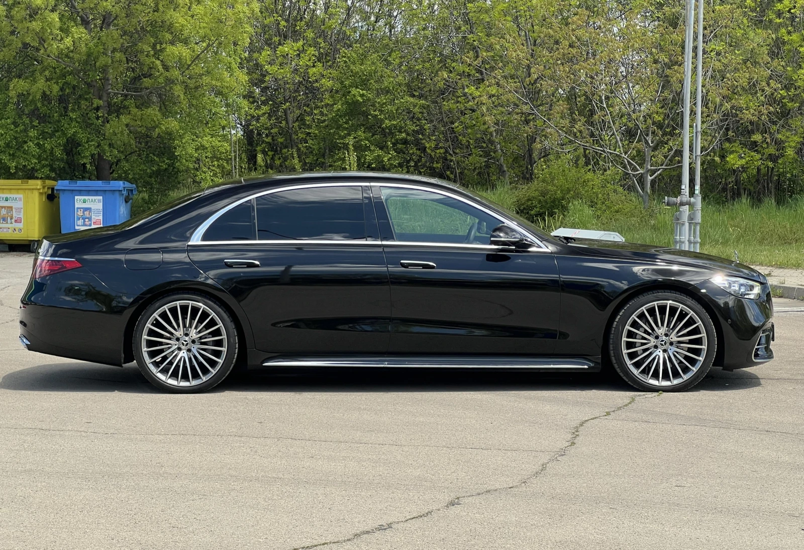 Mercedes-Benz S 450 LONG / AMG / 4-MATIC  / HUD / PANO / 360 /, снимка 7 - Автомобили и джипове - 54413548