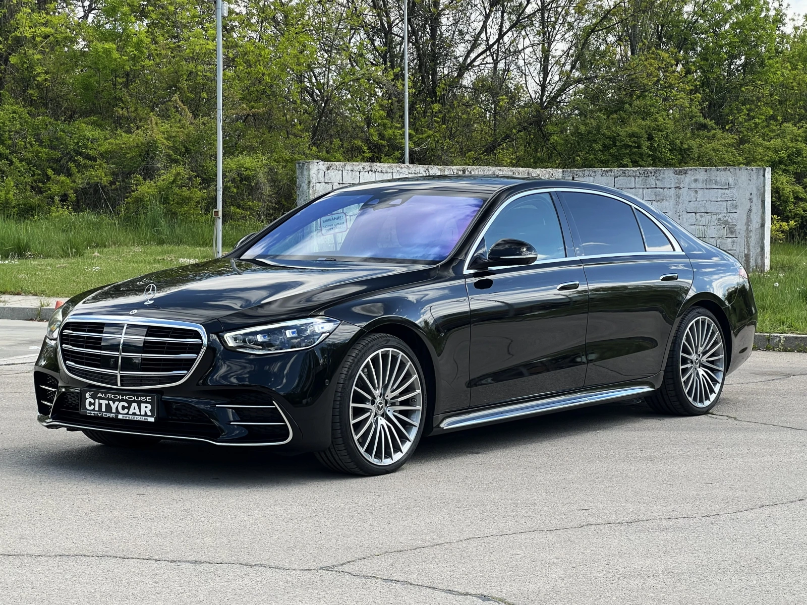Mercedes-Benz S 450 LONG / AMG / 4-MATIC  / HUD / PANO / 360 /, снимка 3 - Автомобили и джипове - 54413548