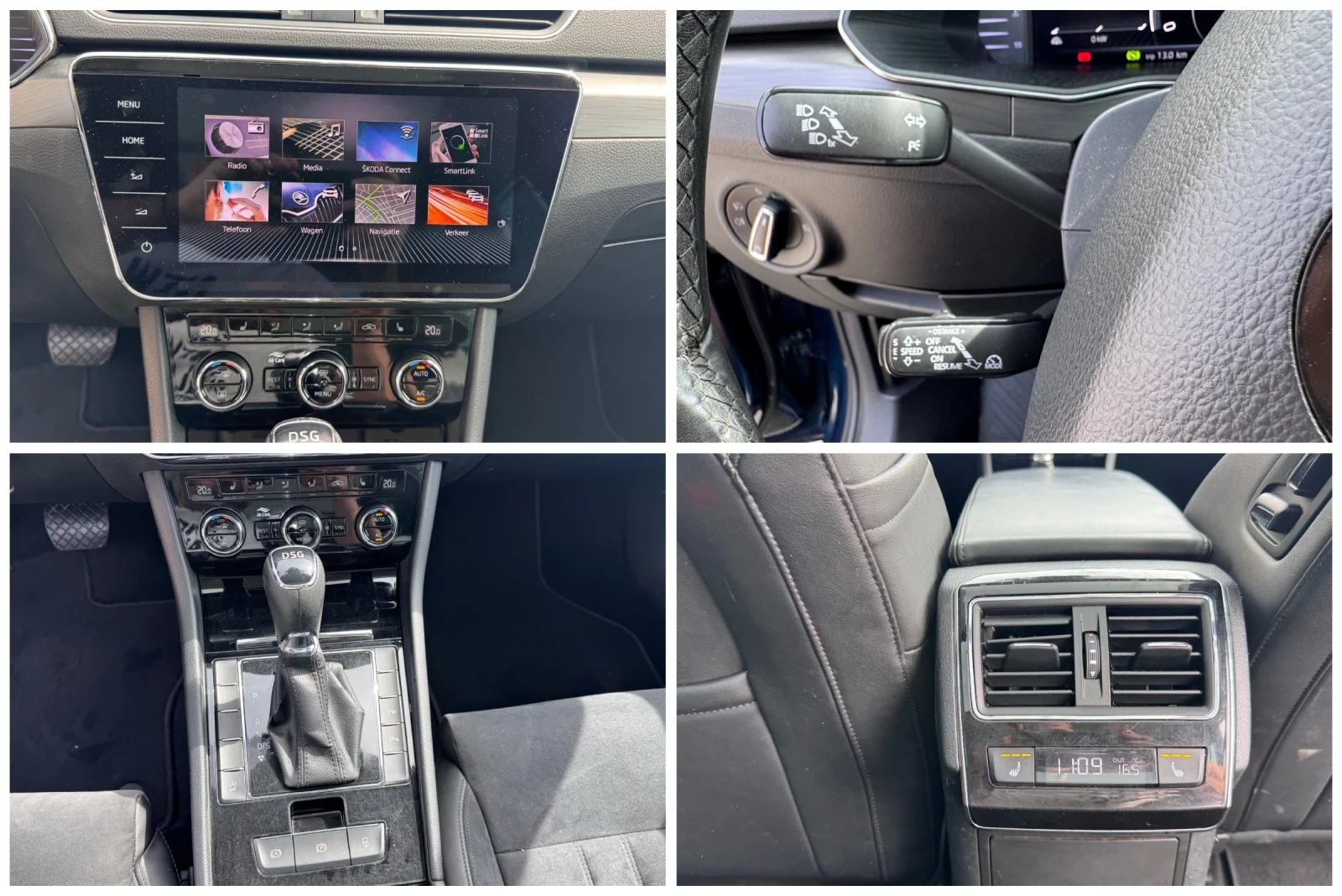Skoda Superb 2.0TDI 150кс DIGITAL* Panorama* Memory* Keyless* F, снимка 15 - Автомобили и джипове - 56136012