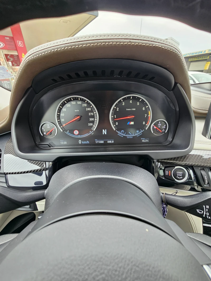 BMW X6  M* 575кс* КЕРАМИКА* КАРБОН* SOFT-CLOSE* Bang & Ol, снимка 15 - Автомобили и джипове - 53479216