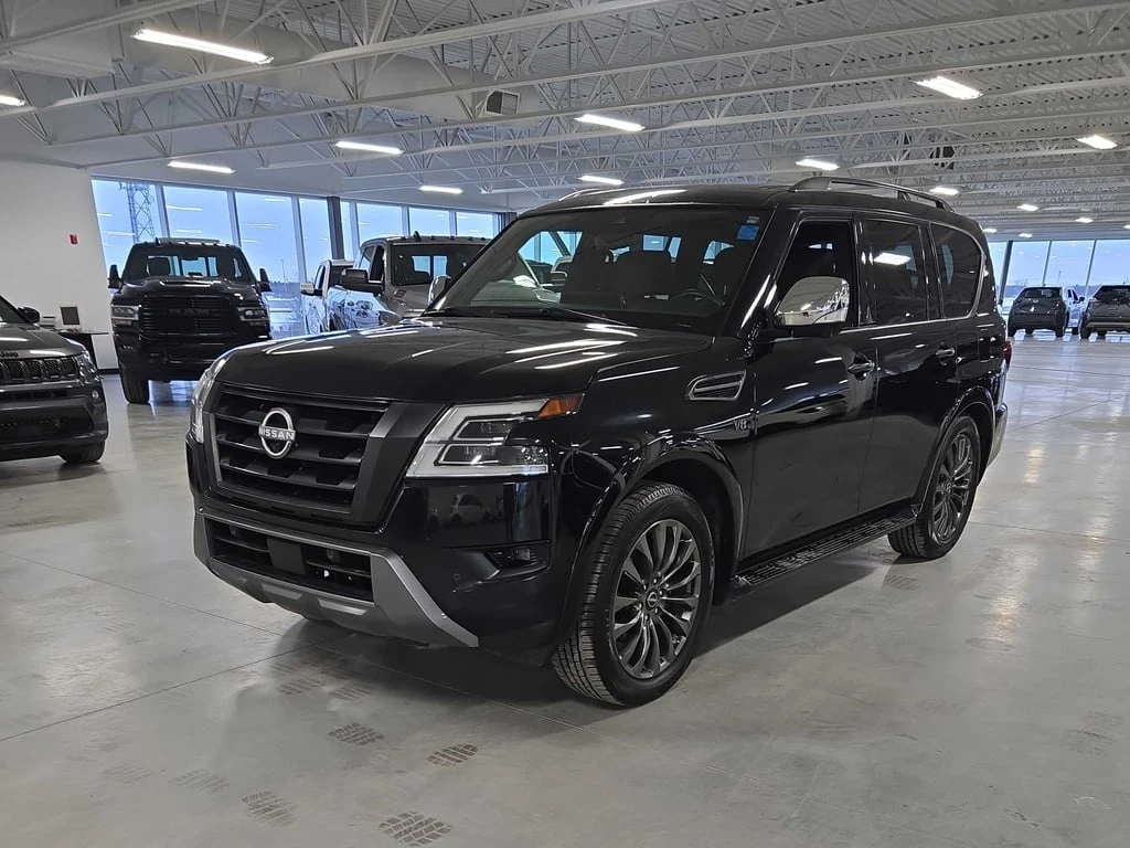 Nissan Armada * Platinum * 360 * ДИСТРОНИК * ОБДУХВАНЕ * ПОДГРЕВ, снимка 1