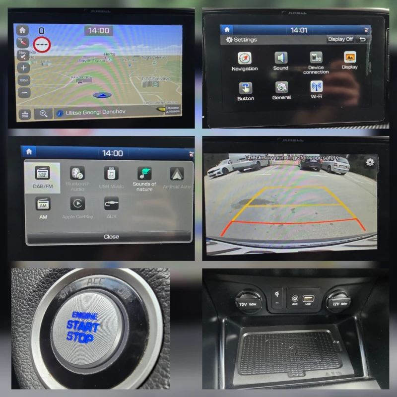 Hyundai Tucson 1.6 D PREMIUN-NAVI-KAMERA, снимка 10 - Автомобили и джипове - 52088303