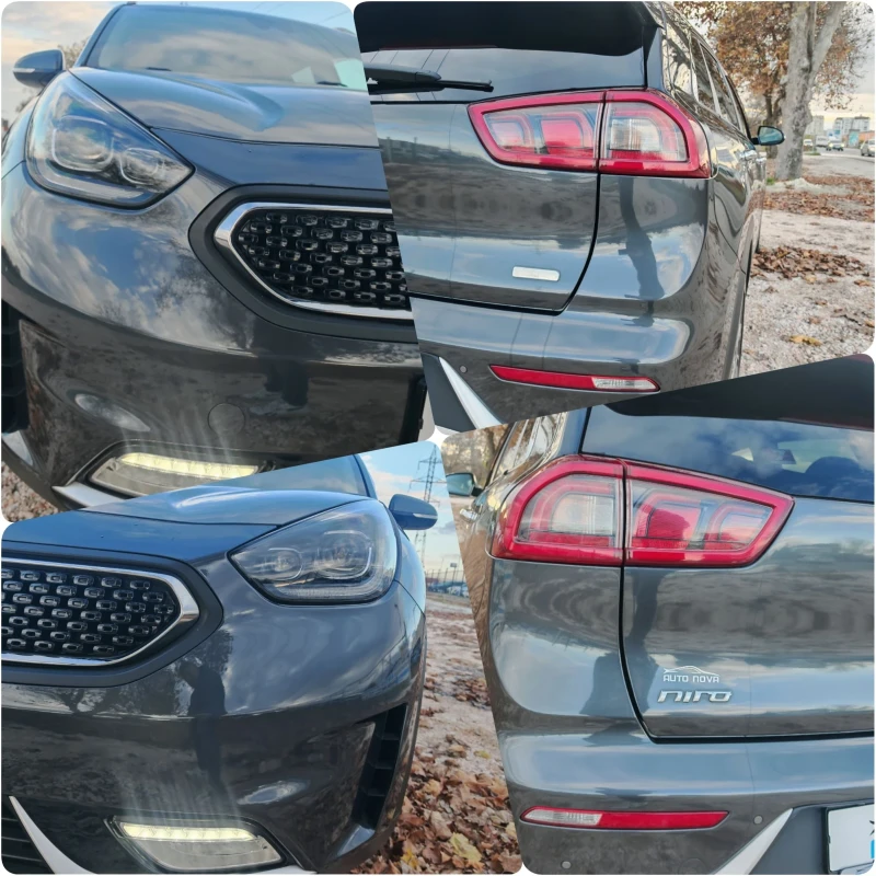 Kia Niro 1.6 ХИБРИД 141 К.С. 94 000 КМ! АВТОМАТ! КОЖА! НОВА, снимка 14 - Автомобили и джипове - 52382533