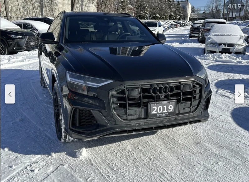 Audi Q8 3.0T* MATRIX* ДИСТРОНИК* 360КАМЕРА* LANE* ASSIST* , снимка 12 - Автомобили и джипове - 52835472