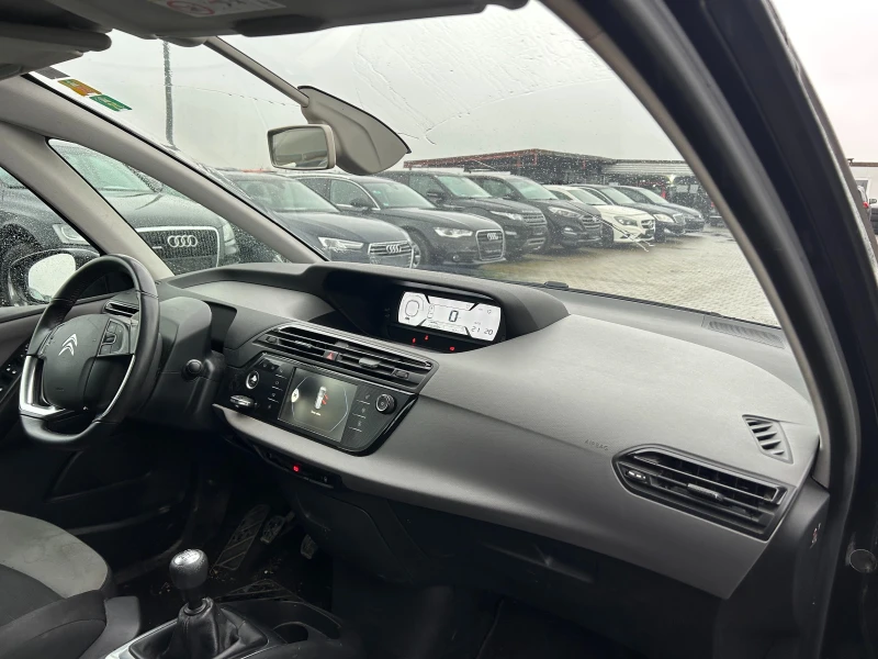 Citroen Grand C4 Picasso 1.6HDI 6+ 1 NAVI EURO 5, снимка 10 - Автомобили и джипове - 52576130