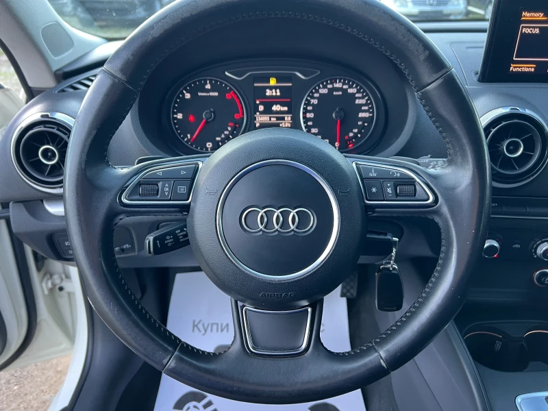 Audi A3 2.0TDI-150к.с/Автомат/F1-мултиволан/Нави/Автопилот, снимка 13 - Автомобили и джипове - 52938810