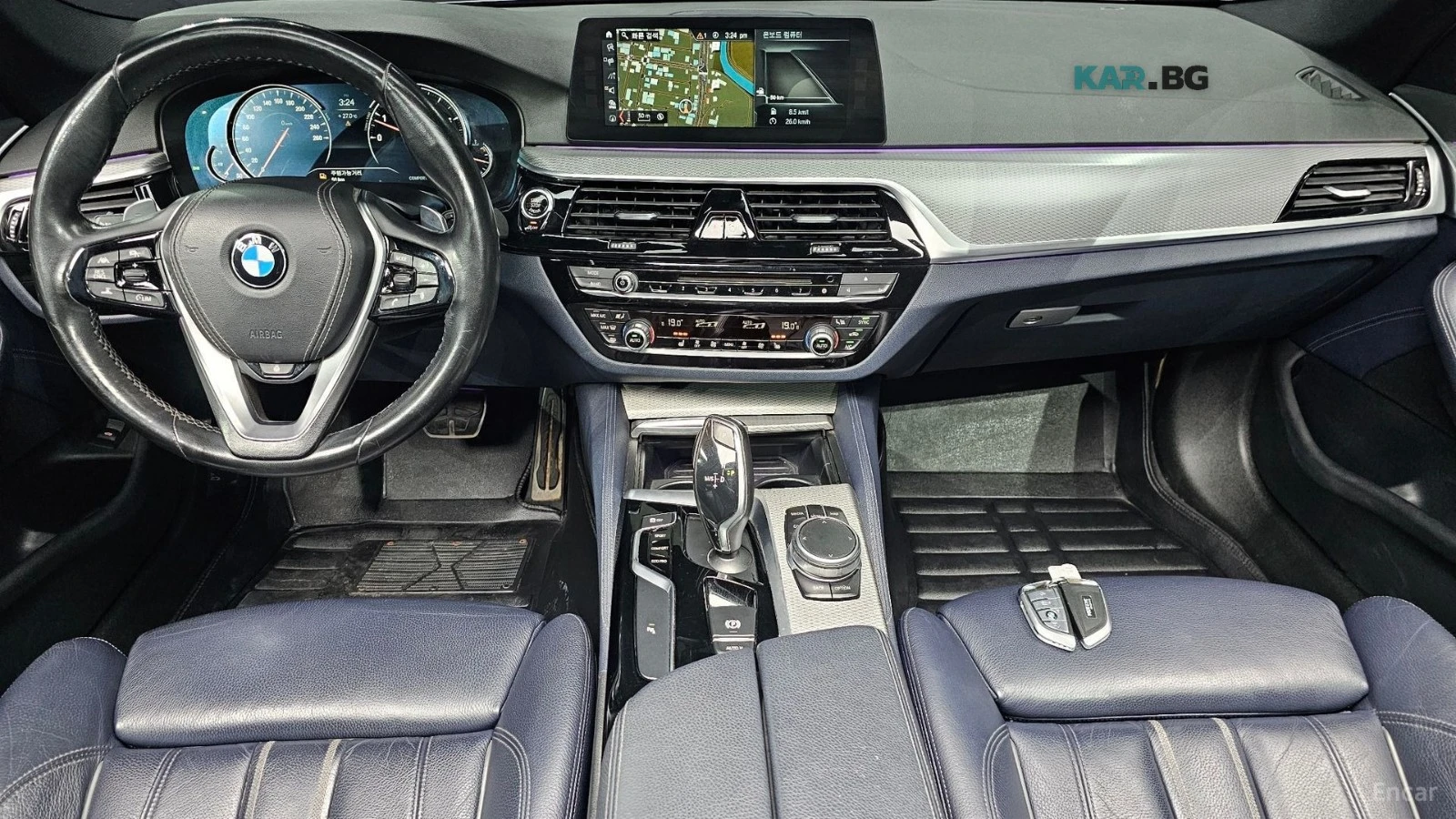 BMW 530 M* КАМЕРА* ПОДГРЕВ* ДИСТРОНИК* HEADUP* ПАМЕТ, снимка 7 - Автомобили и джипове - 56169746
