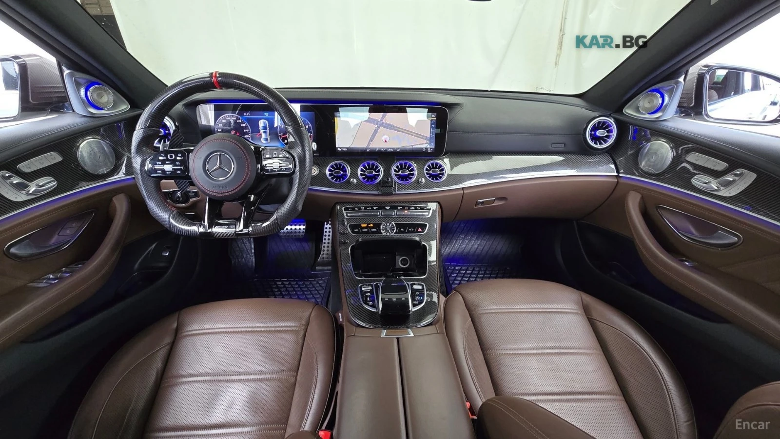 Mercedes-Benz E 63 AMG 4MATIC* DISTRONIC* 360* МАСАЖИ* ОБДУХВАНЕ* , снимка 5 - Автомобили и джипове - 55299836