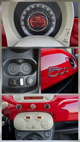 Обява за продажба на Fiat 500 1.2 ТОП- ПАНОРАМА, КЛИМАТРОНИК ~10 399 лв. - изображение 11