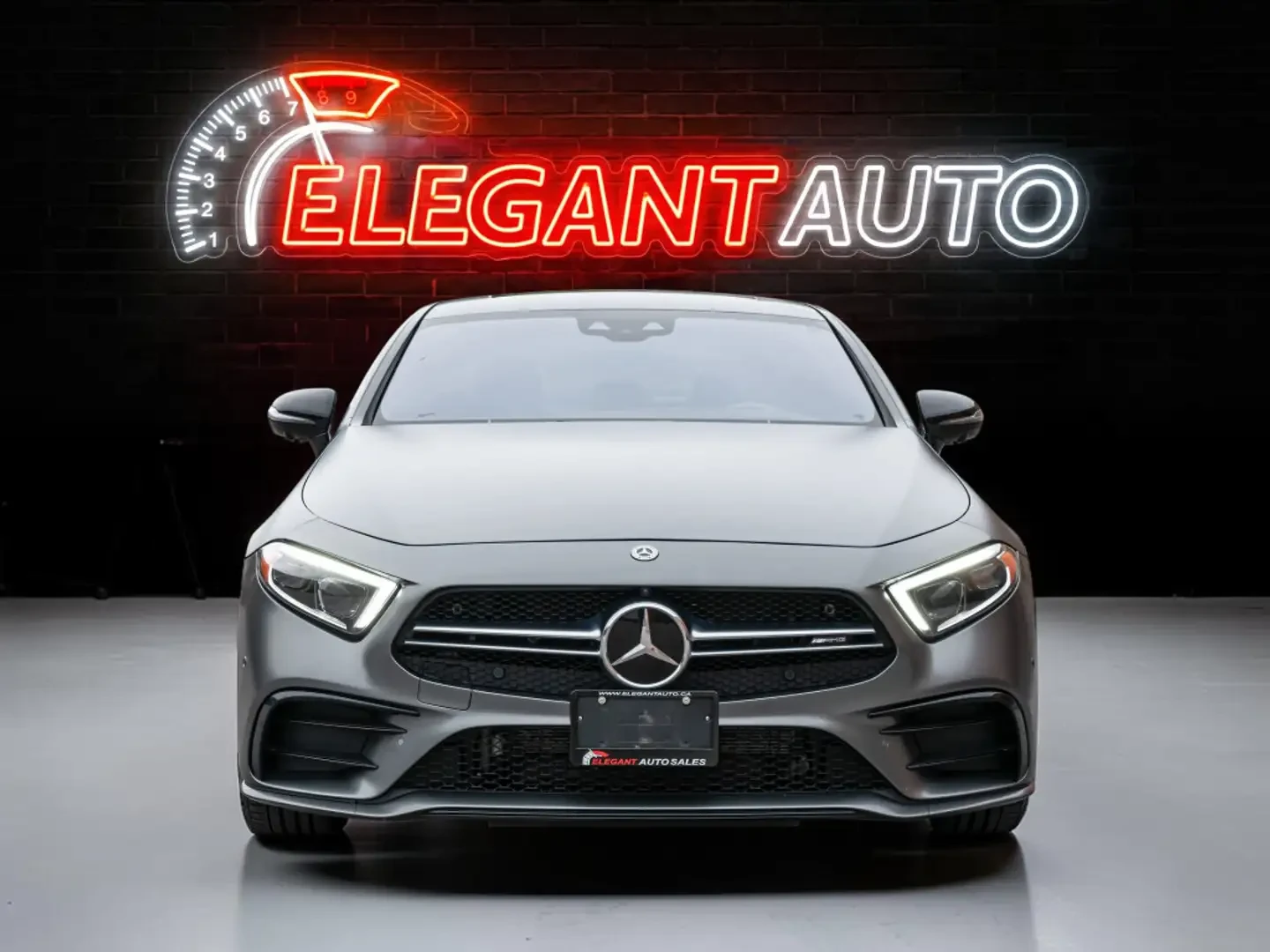Mercedes-Benz CLS 53 AMG TECH| INTELDRIVE| ROOF| MATTE GREY | RED BELTS| , снимка 3 - Автомобили и джипове - 55095163