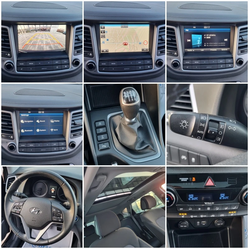 Hyundai Tucson 2.0CRDi-136кс 4х4 * ПАНОРАМА* 112хил.км EURO 6B, снимка 16 - Автомобили и джипове - 49252359