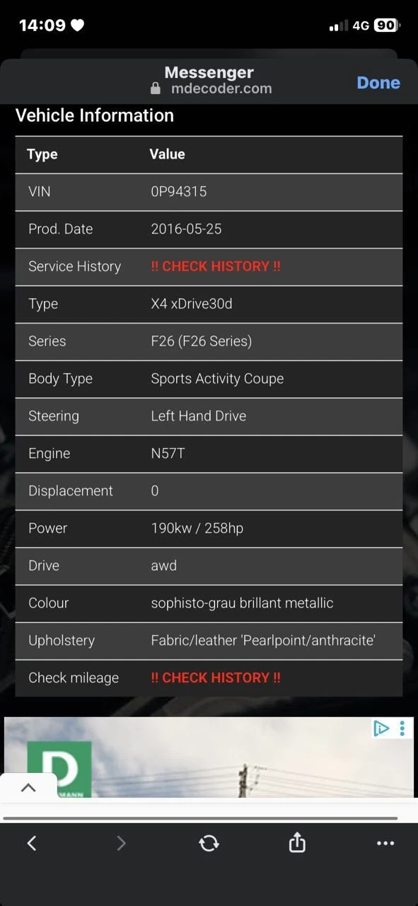 BMW X4 30d xDrive M Sport 258 к.с. | HU | AD LED | Камера, снимка 6 - Автомобили и джипове - 53457905