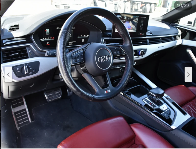 Audi S5 3.0T* MATRIX* ДИГИТАЛНО* ТАБЛО* 360КАМЕРА* ДИСТРОН, снимка 9 - Автомобили и джипове - 51822637