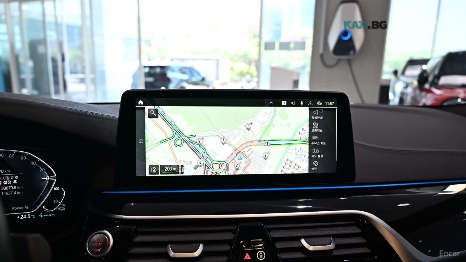 BMW 530E ОБДУХВАНЕ* ПОДГРЕВ* 360 КАМЕРА* ДИСТРОНИК* , снимка 14 - Автомобили и джипове - 54762143