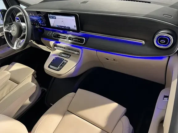 Mercedes-Benz EQV 300 Long = Avantgarde = Гаранция, снимка 11 - Автомобили и джипове - 53606267