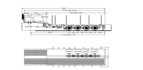 Полуремарке Други Тежковози 3, 4, 5, 6, 7, 8, 9 и 10  оси, снимка 6 - Ремаркета - 52684192