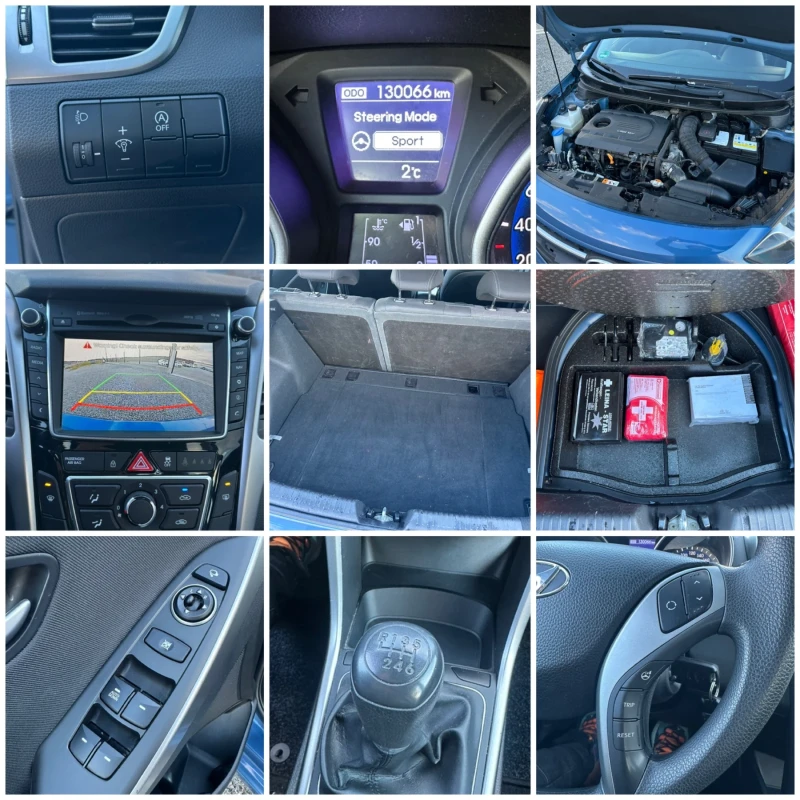 Hyundai I30 1.6D NAVi EURO 6 TUV , снимка 12 - Автомобили и джипове - 48103415